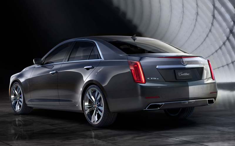 2014 Cadillac Cts Rear Left View