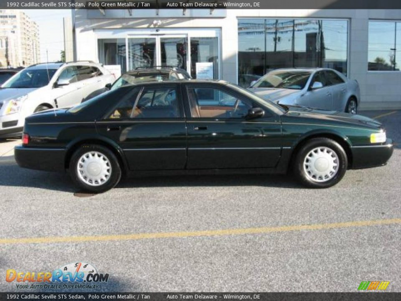 1992 Cadillac Seville STS Sedan Polo Green Metallic / Tan Photo #3