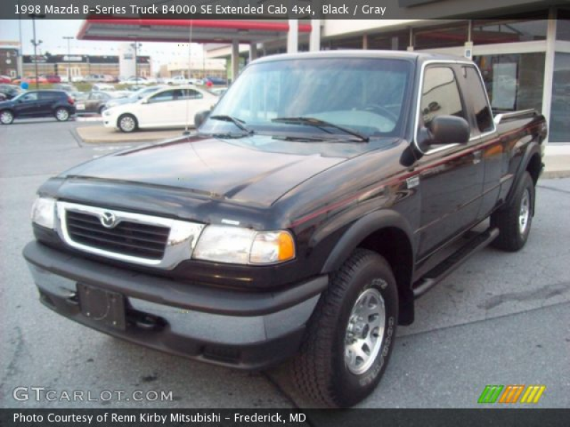 1998 Mazda B-Series Truck B4000 SE Extended Cab 4x4 in Black. Click to ...
