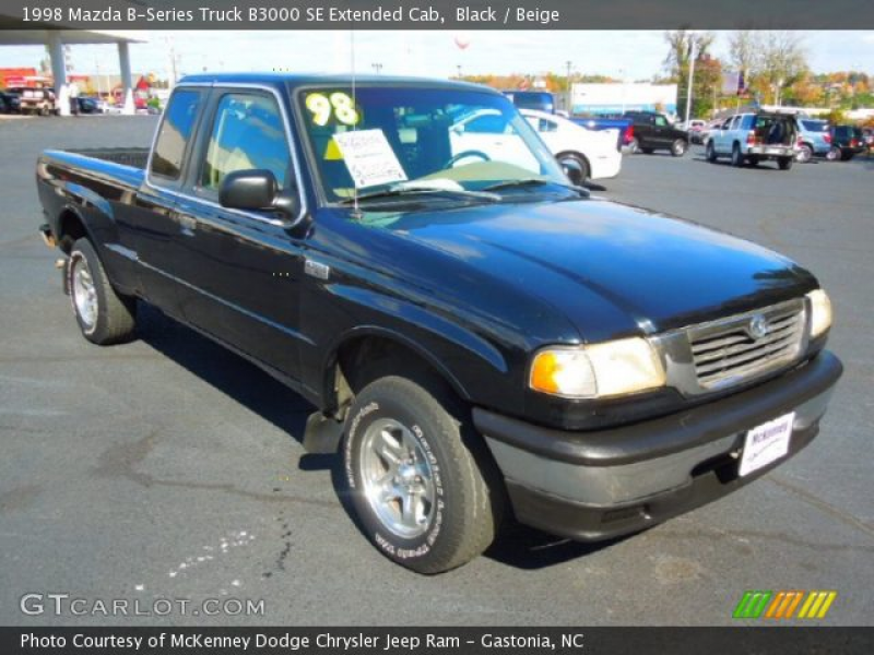 1998 Mazda B-Series Truck B3000 SE Extended Cab in Black. Click to see ...