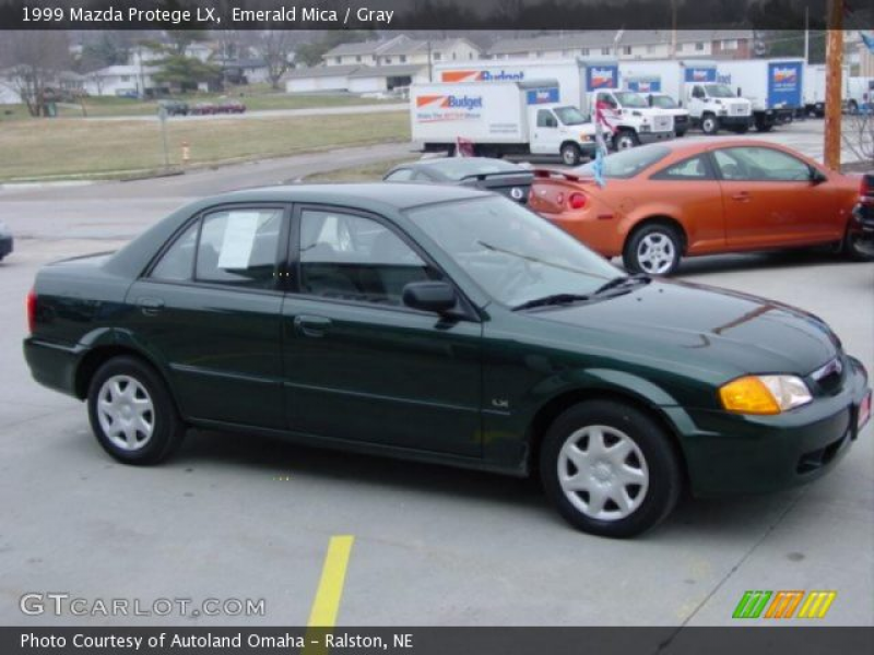 1999 Mazda Protege LX in Emerald Mica. Click to see large photo.