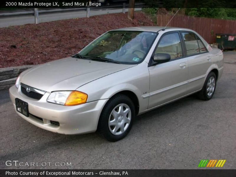 2000 Mazda Protege LX in Sand Mica. Click to see large photo.