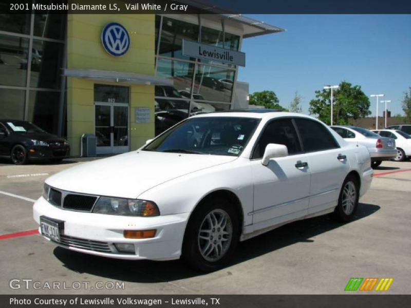 2001 Mitsubishi Diamante LS in Vail White. Click to see large photo.