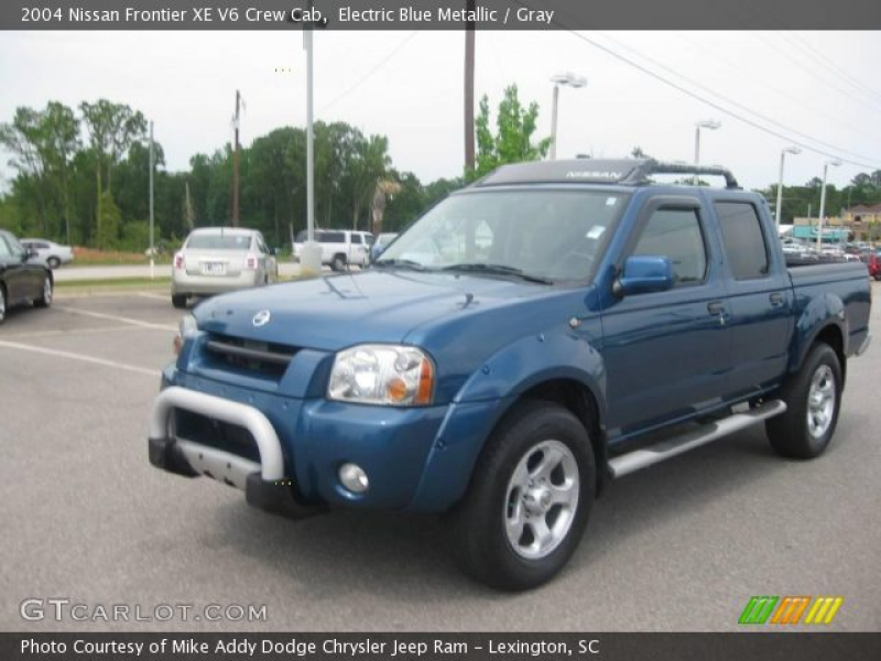 2004 Nissan Frontier XE V6 Crew Cab in Electric Blue Metallic. Click ...