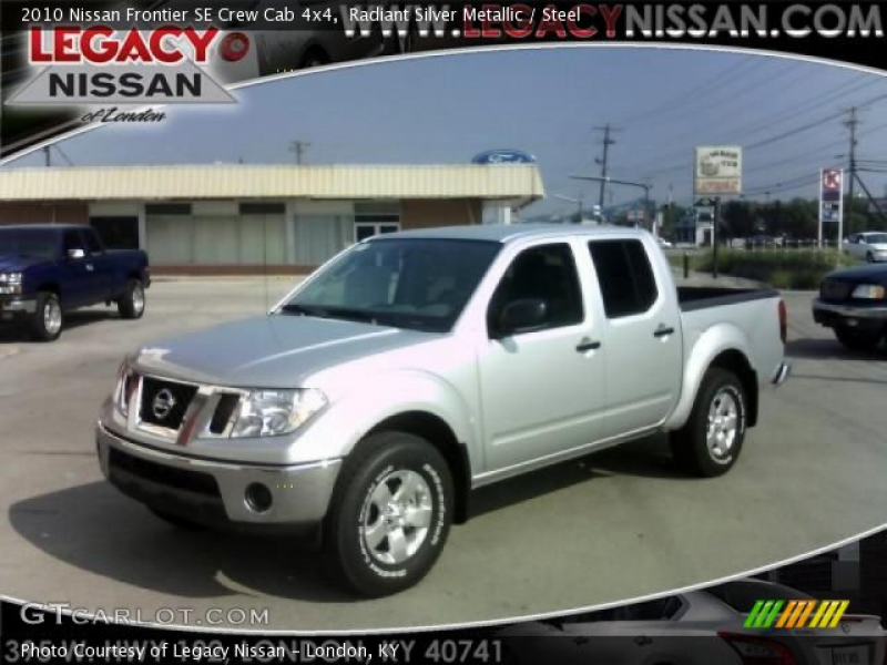 2010 Nissan Frontier SE Crew Cab 4x4 in Radiant Silver Metallic. Click ...