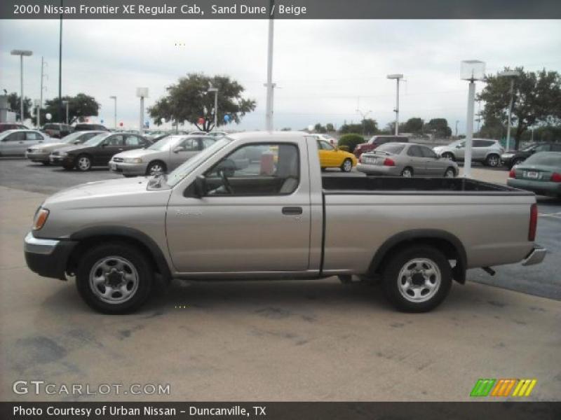 2000 Nissan Frontier XE Regular Cab in Sand Dune. Click to see large ...