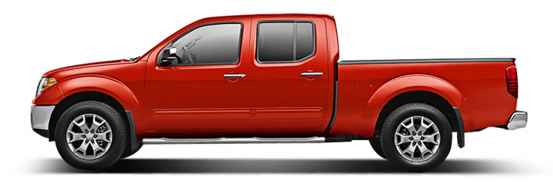 This 2015 Nissan Frontier crew cab with a standard bed has a wheelbase ...