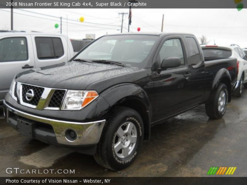 2008 Nissan Frontier SE King Cab 4x4 in Super Black. Click to see ...