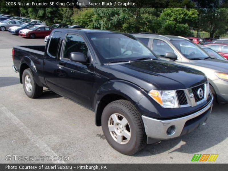 2008 Nissan Frontier SE King Cab 4x4 in Super Black. Click to see ...
