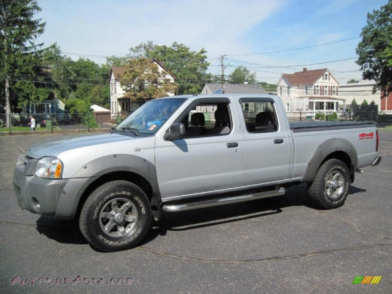 2003 Nissan Frontier XE V6 Crew Cab 4x4 in Silver Ice Metallic ...