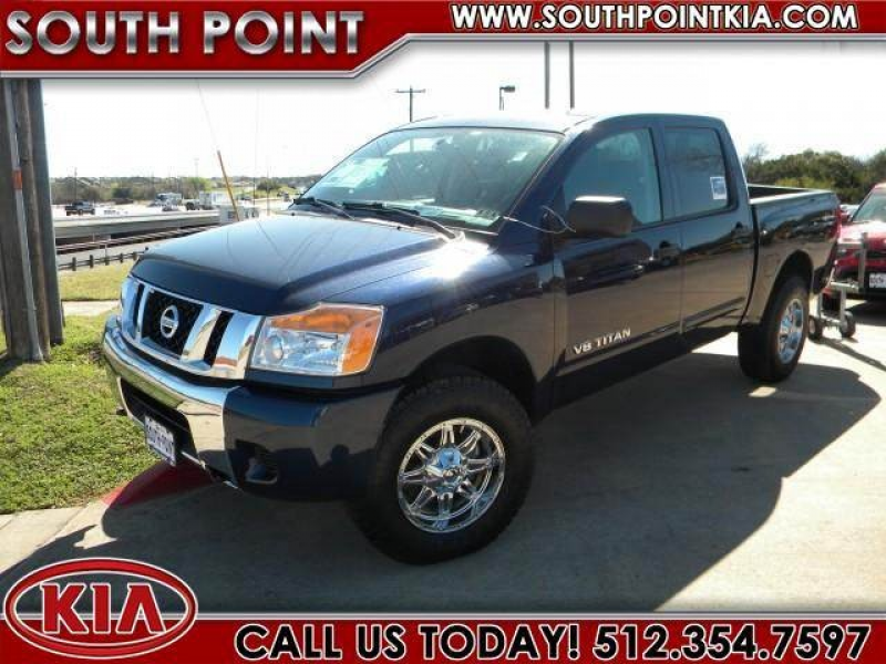 2012 Nissan Titan 4WD WITH CUSTOM CHROME RIMS AND OFF-ROAD TIRES