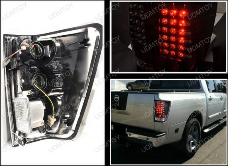 11 Nissan TITAN LE/SE/XE EXTENDED/CREW CAP PICK 4DR Black Housing LED ...