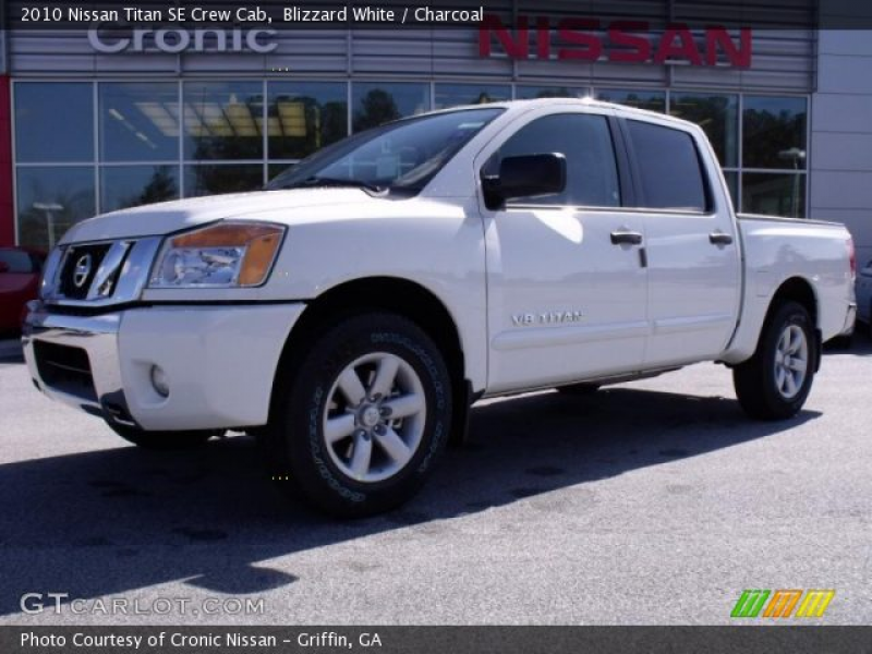 2010 Nissan Titan SE Crew Cab in Blizzard White. Click to see large ...