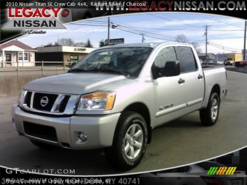 2010 Nissan Titan SE Crew Cab 4x4 in Radiant Silver. Click to see ...