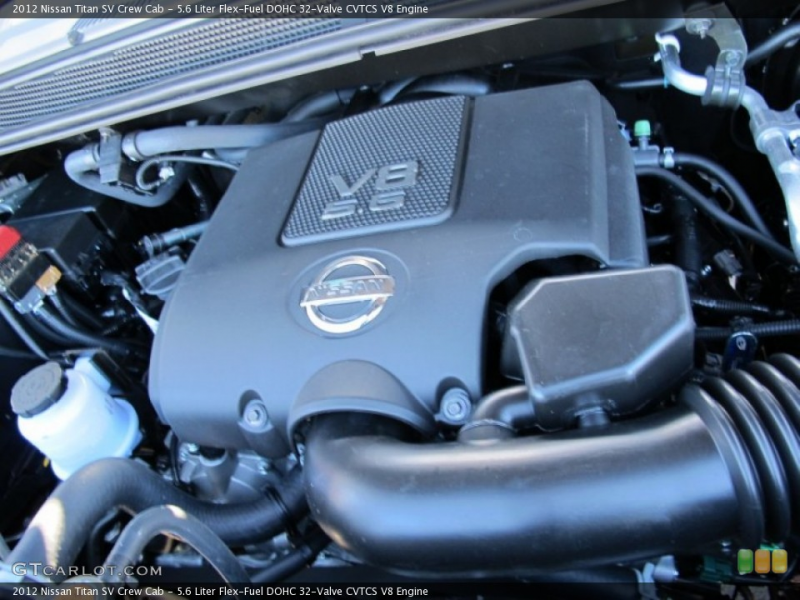 ... Fuel DOHC 32-Valve CVTCS V8 Engine for the 2012 Nissan Titan #58087976