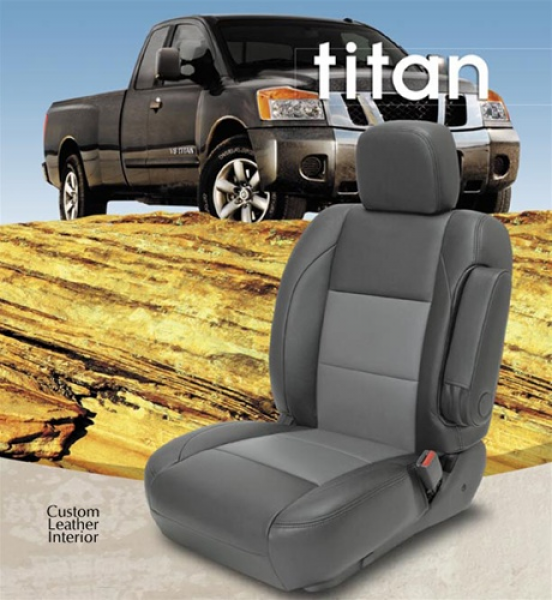 Nissan Titan Katzkin Leather Seat Upholstery Covers