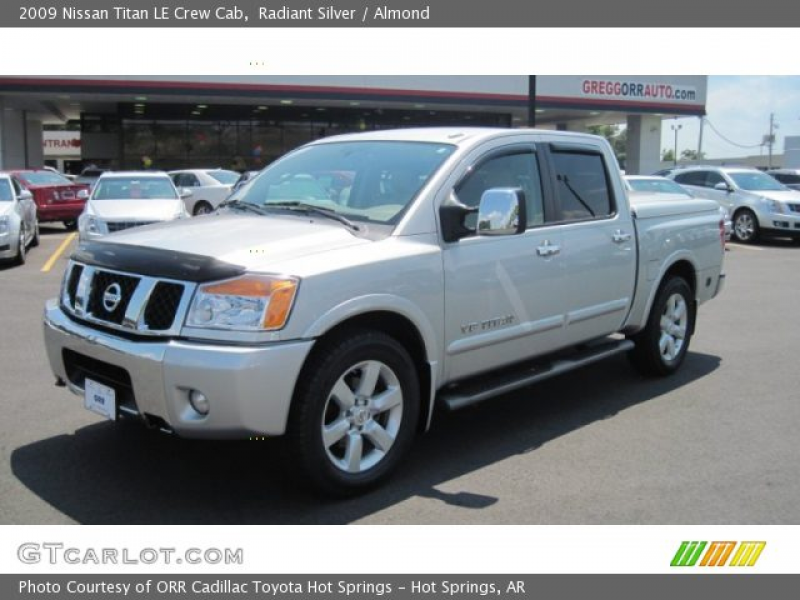 2009 Nissan Titan LE Crew Cab in Radiant Silver. Click to see large ...