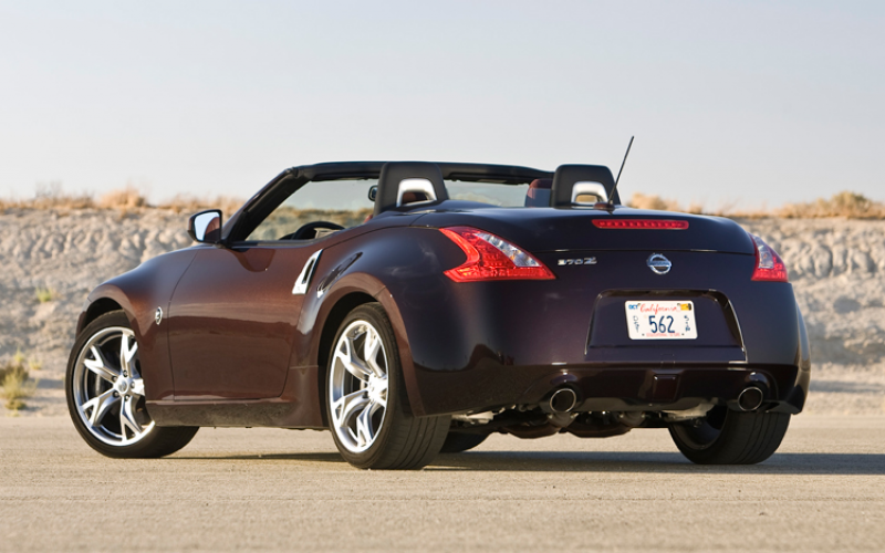 2010 Nissan 370Z Roadster Touring Rear Three Quarters View Static