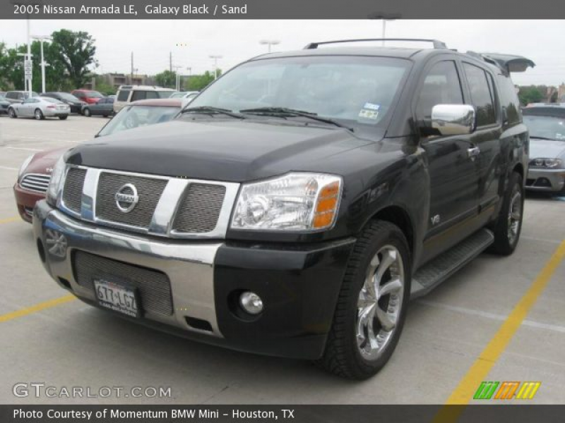 2005 Nissan Armada LE in Galaxy Black. Click to see large photo.