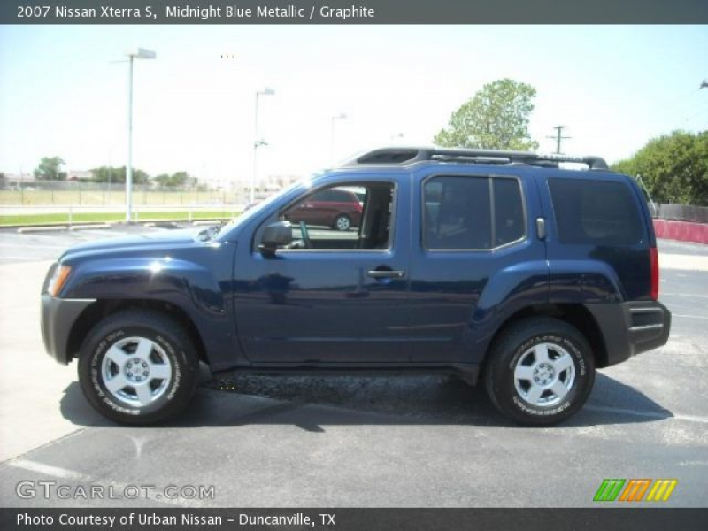 2007 Nissan Xterra S in Midnight Blue Metallic. Click to see large ...