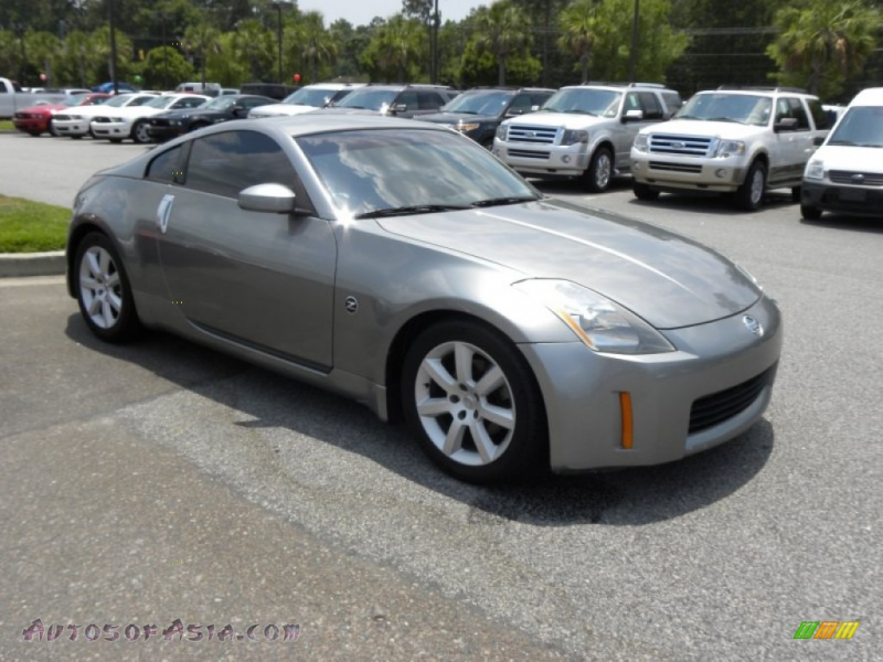 2004 350Z Touring Coupe - Silverstone Metallic / Carbon Black photo #1