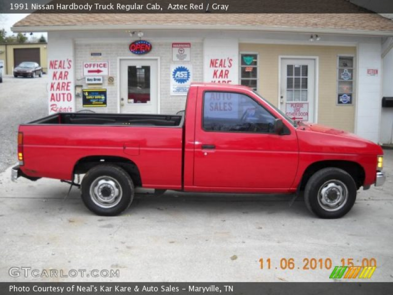 1991 Nissan Hardbody Truck Regular Cab in Aztec Red. Click to see ...