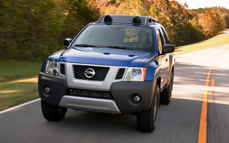 2013 Nissan Xterra Front Three Quarters In Motion