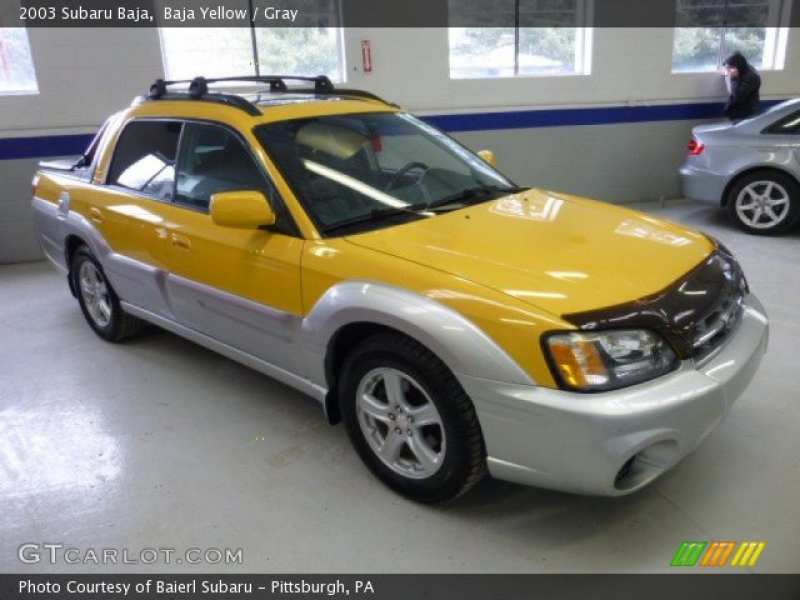 2003 Subaru Baja in Baja Yellow. Click to see large photo.