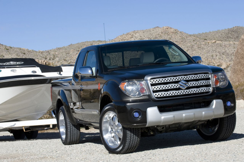 Suzuki officially unveiled the 2009 Equator pickup at the Chicago Auto ...