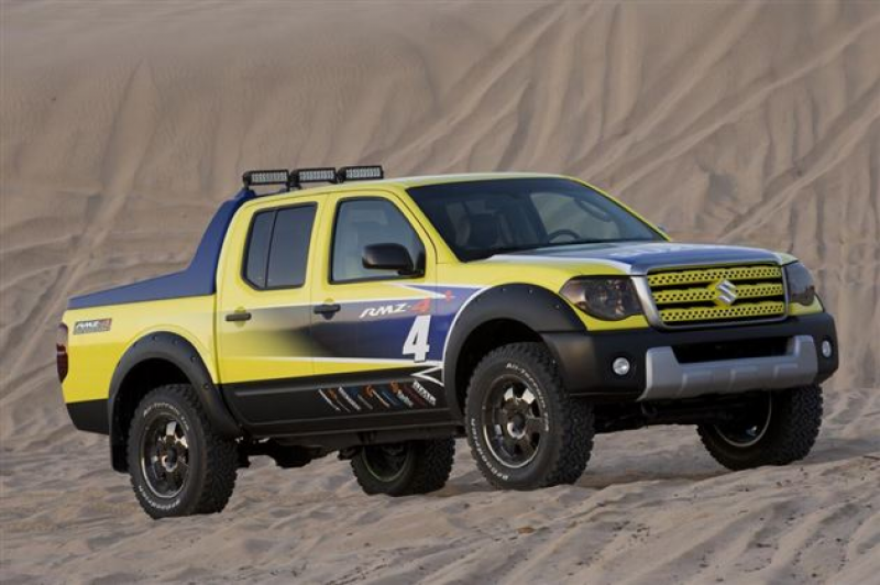 Suzuki Introduces Pickup Truck Targeted At Motorcycle Hauling