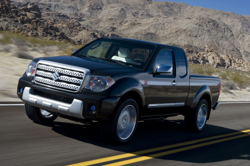 Suzuki officially unveiled the 2009 Equator pickup at the Chicago Auto ...