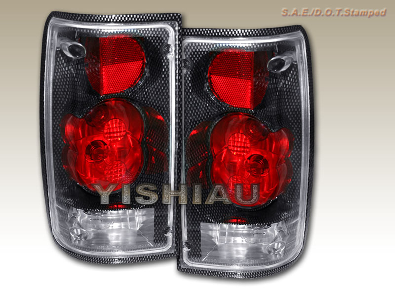 Details about 89-92 93 94 95 Toyota PickUp Truck Tail Lights Carbon
