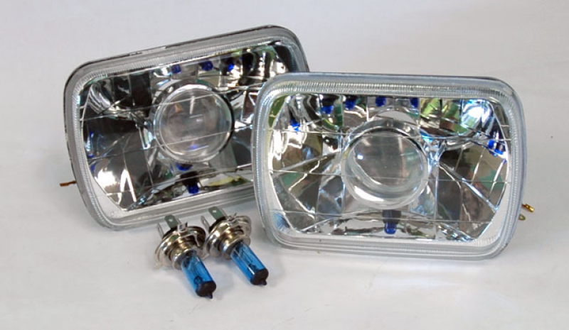 85-95 Toyota Pickup Projector Headlights - Clear