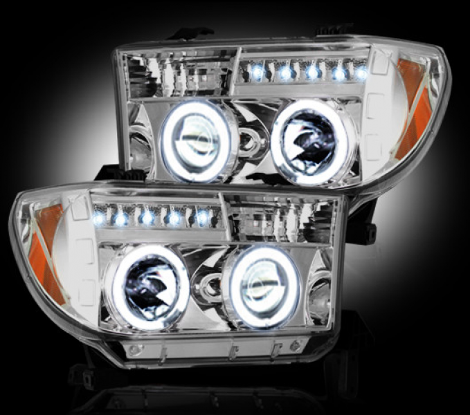 Recon Truck Accessories Projector Headlights - Toyota Tundra and ...