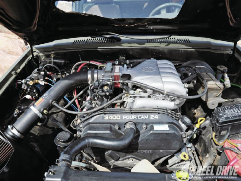 Toyota 5VZ-FE 3.4L V6 engine swap in 1988 Toyota 4Runner