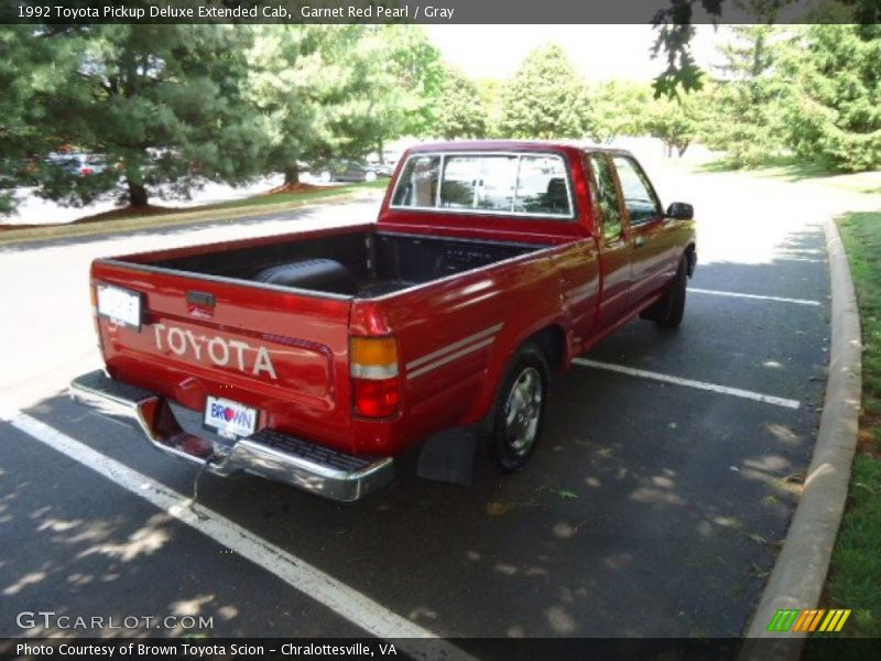 Back to this Garnet Red Pearl 1992 Toyota Pickup Deluxe Extended Cab