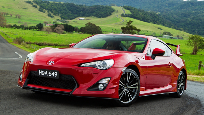 Red Toyota Sport Car Wallpaper