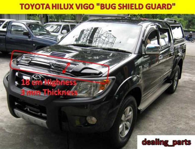 TOYOTA HILUX VIGO SR5 MK6 BUG SHIELDS GUARD 2004-2011 / US$49 ...
