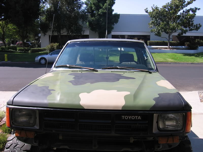 My truck! 1985 toyota pickup extra cab, new paint job