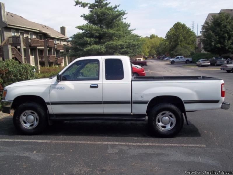98 Toyota T100 DX truck 4X4 Xtra Cab - Price: 3950.00 in ...