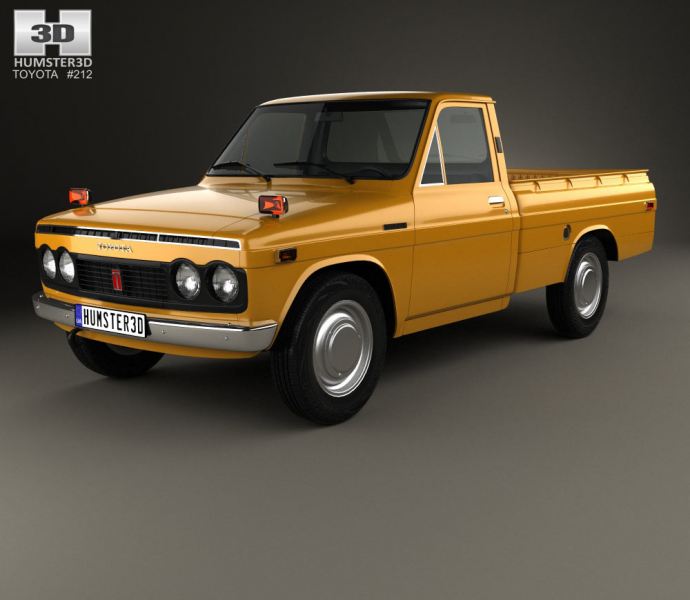 3D model of Toyota Hilux 1968