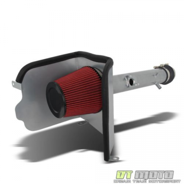 ... -2011 Toyota Tacoma 4.0L V6 Heat Shield Cold Air Intake w/ Red Filter