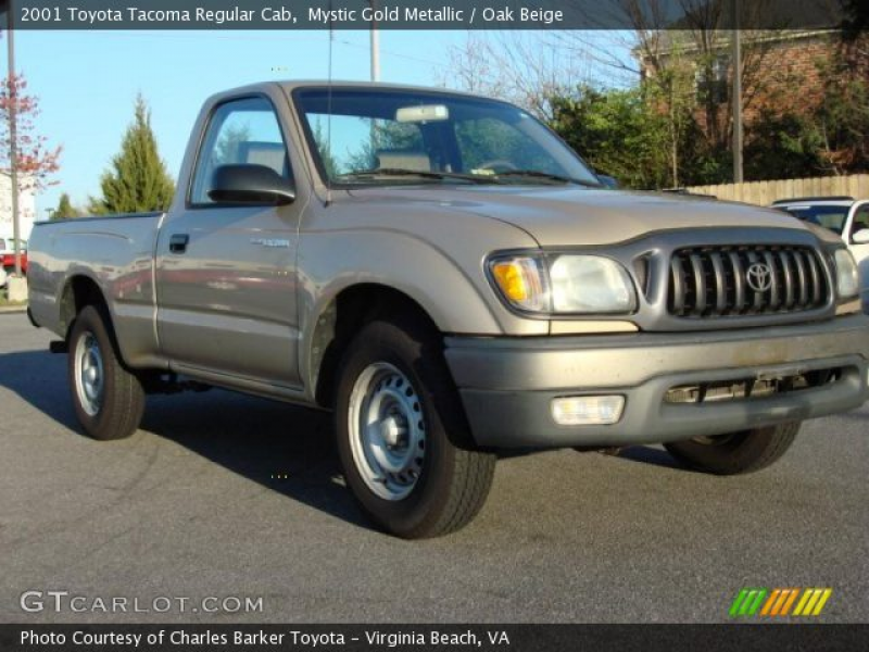 2001 Toyota Tacoma Regular Cab in Mystic Gold Metallic. Click to see ...