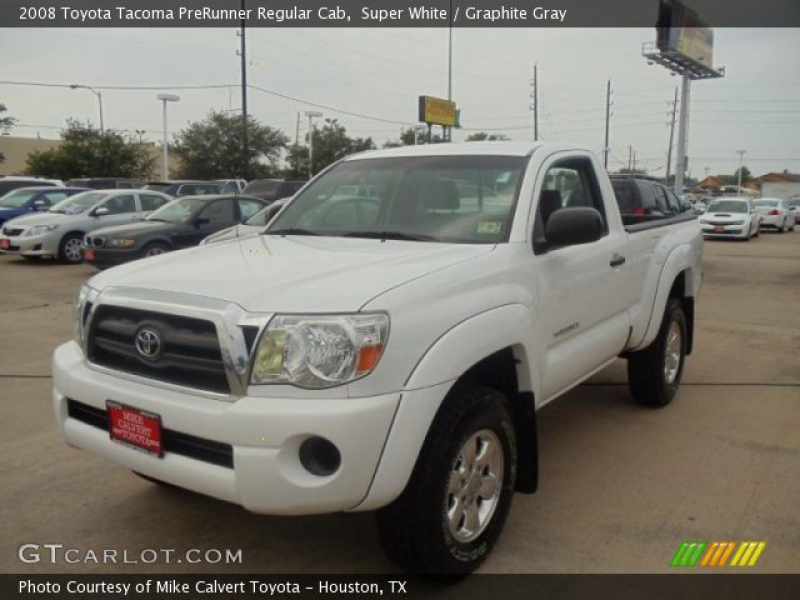 2008 Toyota Tacoma PreRunner Regular Cab in Super White. Click to see ...