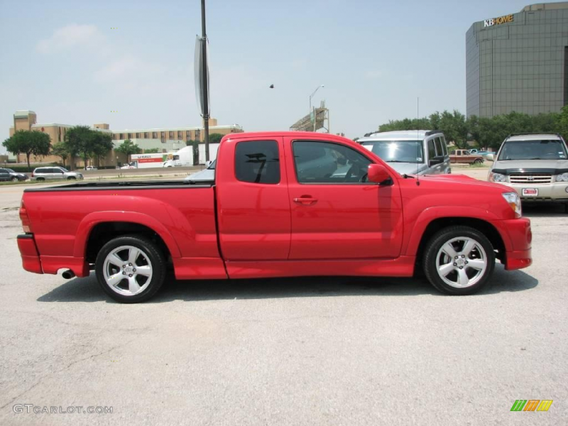 Radiant Red 2008 Toyota Tacoma X-Runner Exterior Photo #9049373
