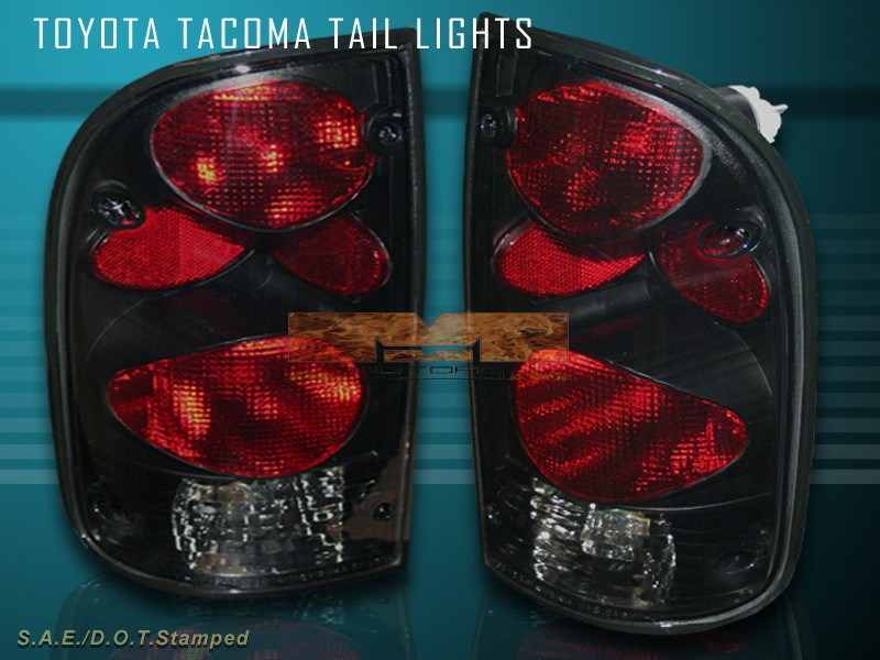 ... 1995 1996 1997 1998 1999 2000 TOYOTA TACOMA TAIL LIGHTS BLACK SMOKE