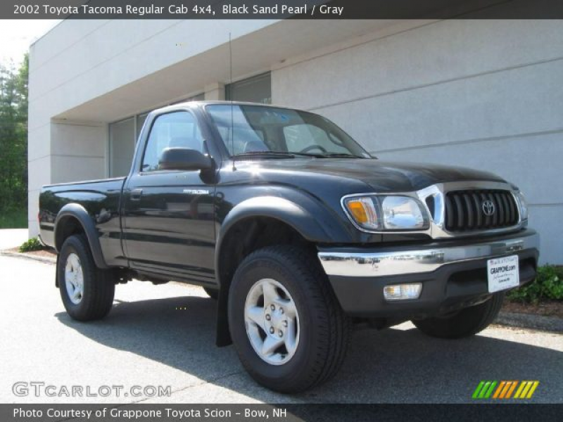 2002 Toyota Tacoma Regular Cab 4x4 in Black Sand Pearl. Click to see ...