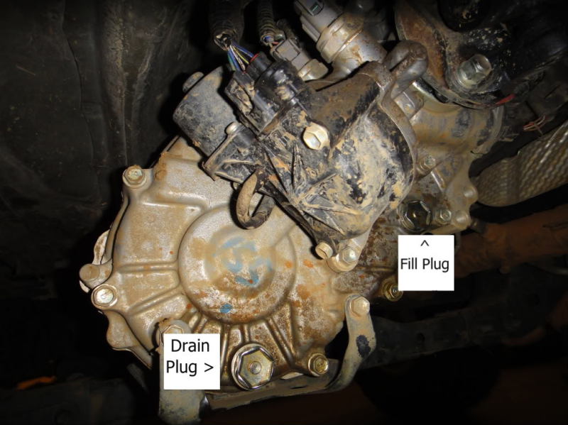 05+ Toyota Tacoma Front Diff / Transfer Case Oil Change