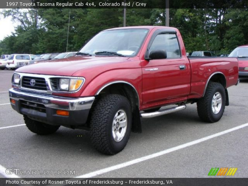 1997 Toyota Tacoma Regular Cab 4x4 in Colorado Red. Click to see large ...