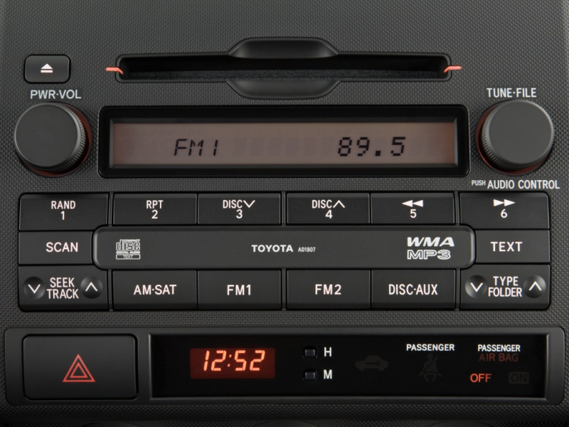 2010 Toyota Tacoma 4WD Reg I4 MT (Natl) Audio System